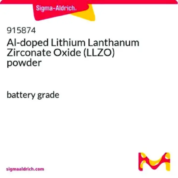 Al-doped lithium lanthanum zirconium oxide LLZO - Sigma-Aldrich