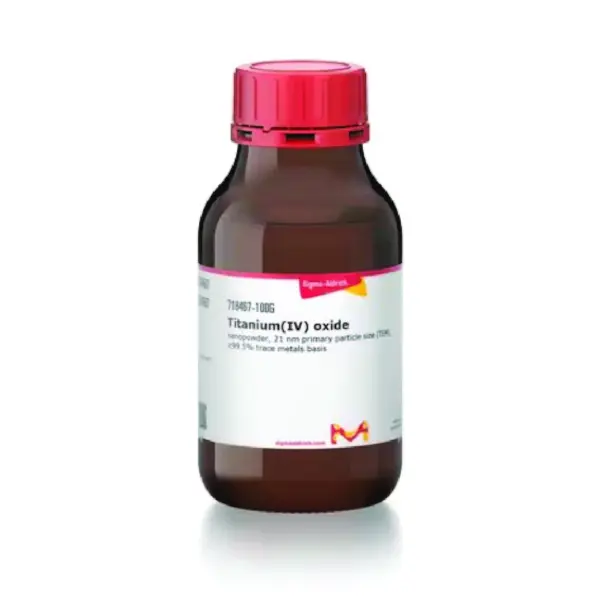 Titanium dioxide, nanopowder, 21 nm primary particle size (TEM), ≥99.5% trace metals basis - Sigma-Aldrich