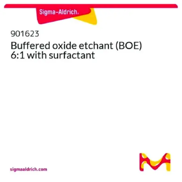 Buffered oxide etchant (BOE) 6:1 with surfactant - Sigma-Aldrich